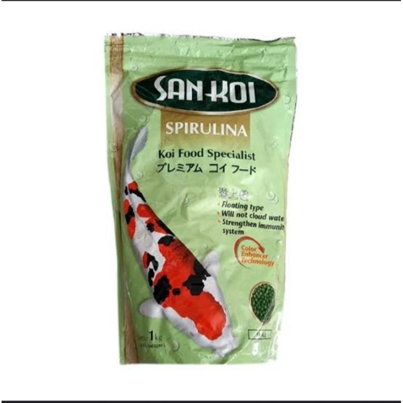 SANKOI PAKAN IKAN MEDIUM 1KG PAKAN MAKANAN IKAN KOI