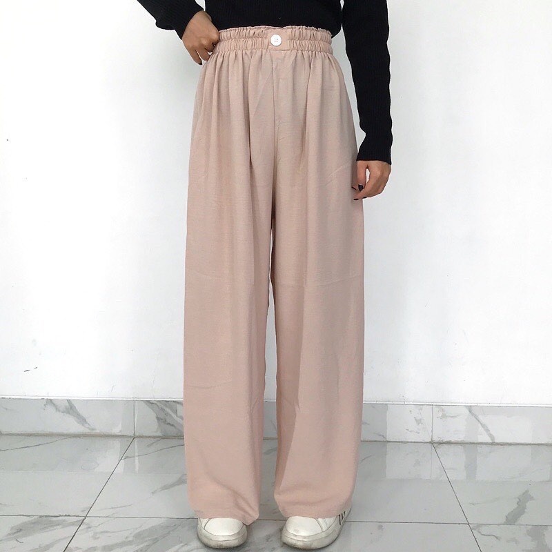 kulot crinkle kancing variasi satu KULOT CRINKLE KANCING VARIASI SATU / CELANA KULOT JUMBO