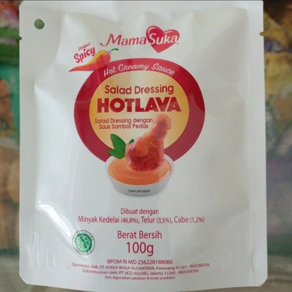 

MAMASUKA SALAD DRESSING HOTLAVA 100GR [gerai]