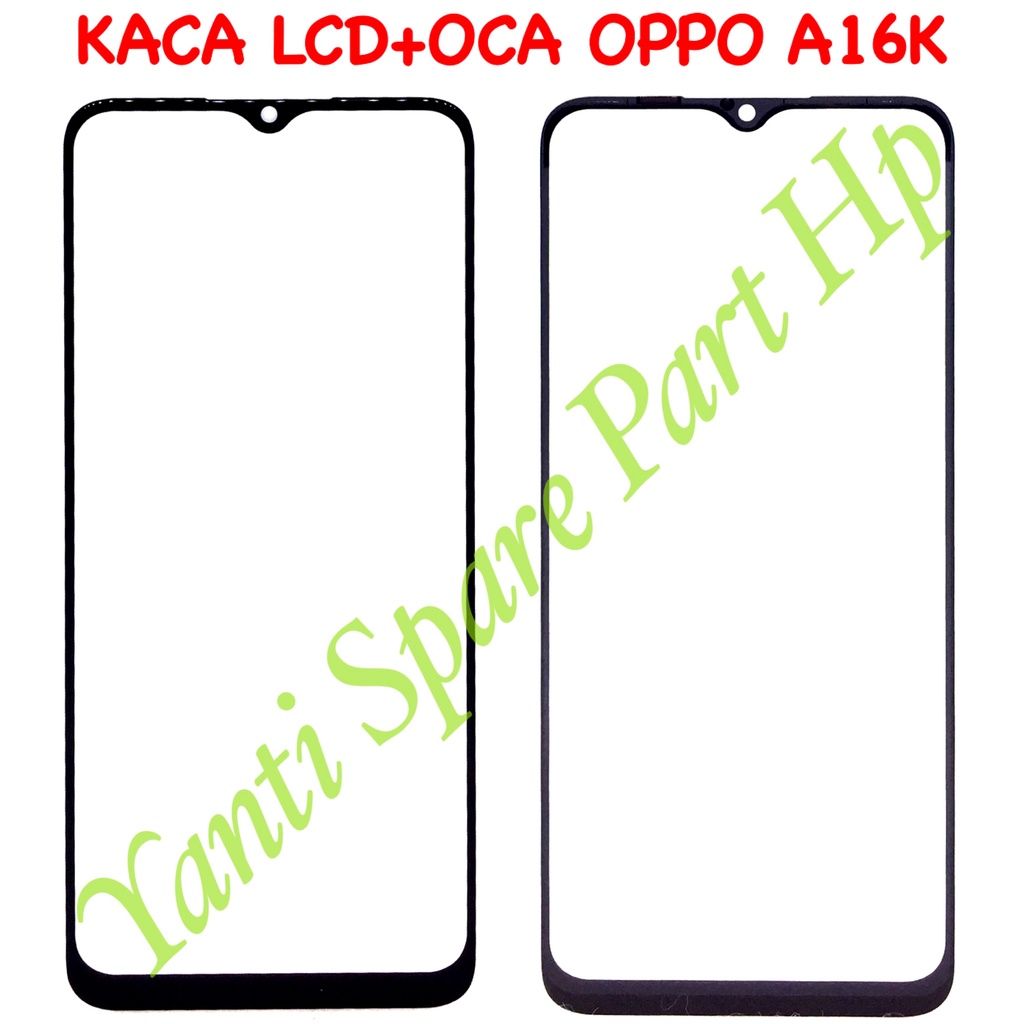 Kaca Lcd Plus Oca Oppo A16K Original Terlaris New