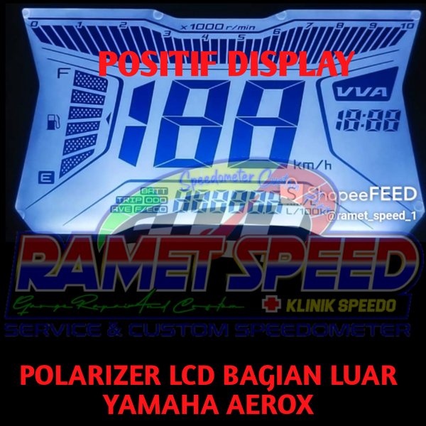 Polarizer Lcd Aerox Bagian Luar sparepartM