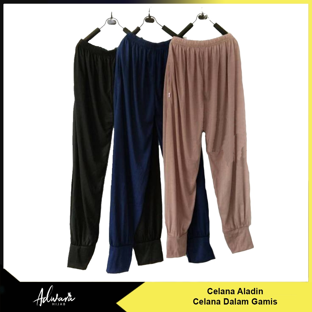 Celana Dalam Gamis (Celamis) / Celana Aladin Bahan Kaos Rayon Premium Size STANDARD