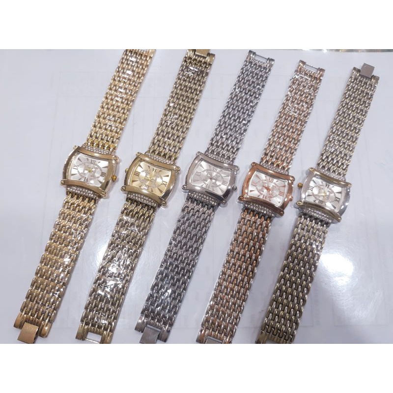 Jam Tangan Wanita Fashion Rantai Mewah