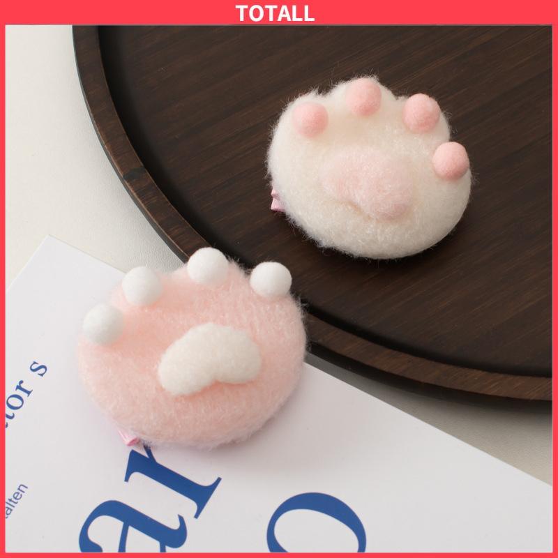 COD Jepit Rambut Poni Hair Pin Karakter Cat Paw Tangan Kucing Lucu-Totall