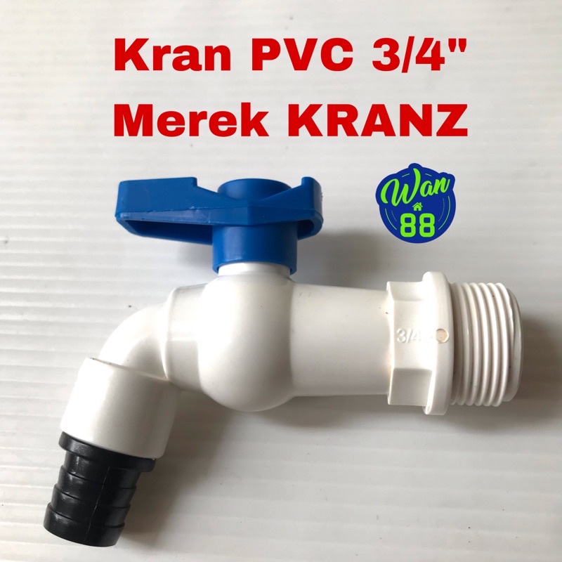 Kran Tembok PVC 3/4” KP-04 Kranz