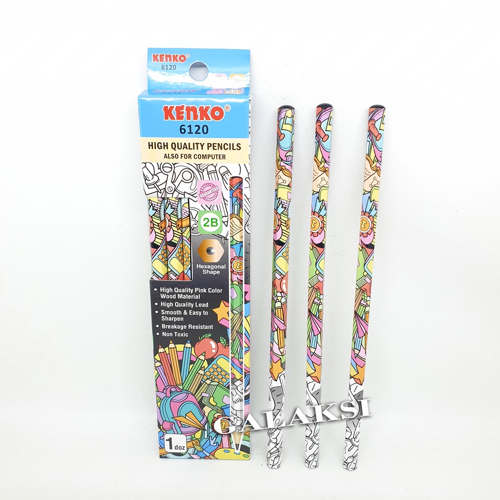 

[1 PC] PENSIL 2B KENKO DOODLE 6120