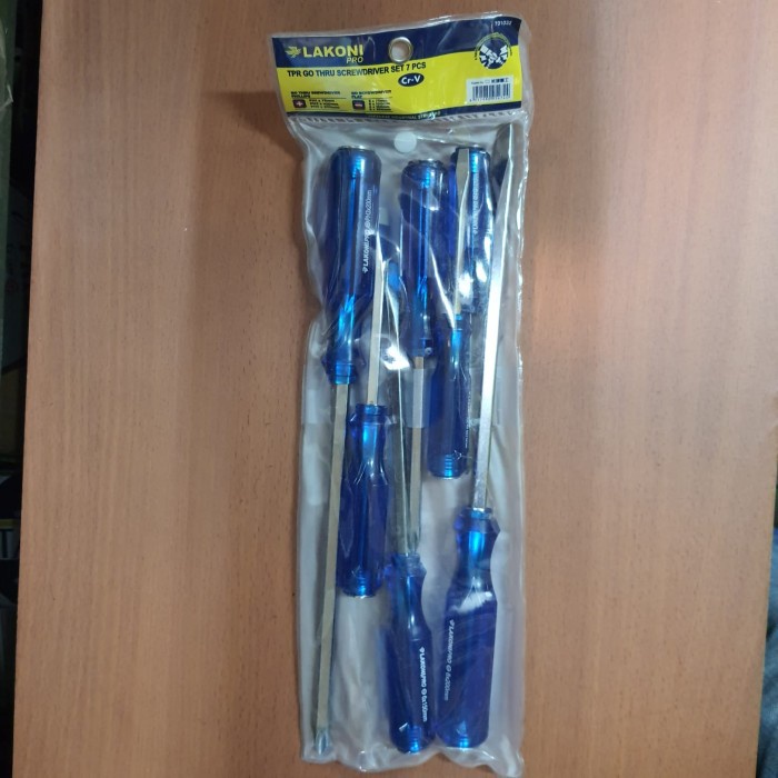 SCREWDRIVER LAKONI PRO SET 7 PCS / OBENG SET LAKONI PRO 7 PCS