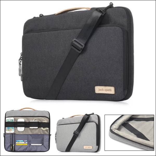 Tas Laptop /Macbook Jack Spark Selempang Messenger Bag Imported Quality 14 15 inch
