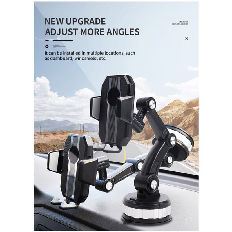 ~ PIYOSHI08 ~ Car Phone Holder Universal Stand Handphone Alat Peyangga HP Dashboard Kaca Mobil HD61 HD51 AF237