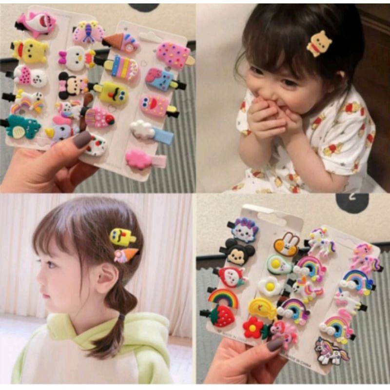 jepit anak karakternya lucu 10 pcs