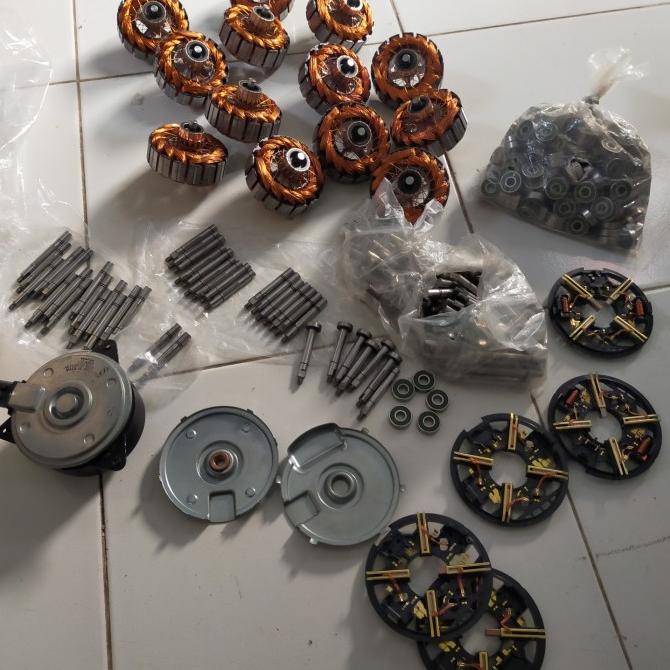 As Besi Rotor Carbon Brush Arang Motor Fan Dinamo Kipas Radiator Mobil