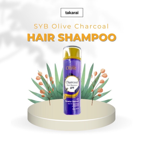 OLIVE HAIR SHAMPOO KERATIN CHARCOAL 200ML