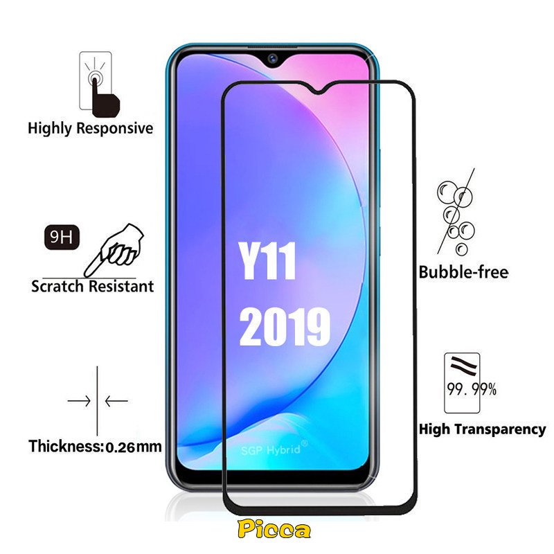 Tempered Glass Pelindung Layar Vivo Y15S Y12s Y15 Y19 Y12I Y52 Y20 Y21 Y12 Y30 Y75 Y76 Y50 Y20I Y33S V20SE Y11 T1 Y23