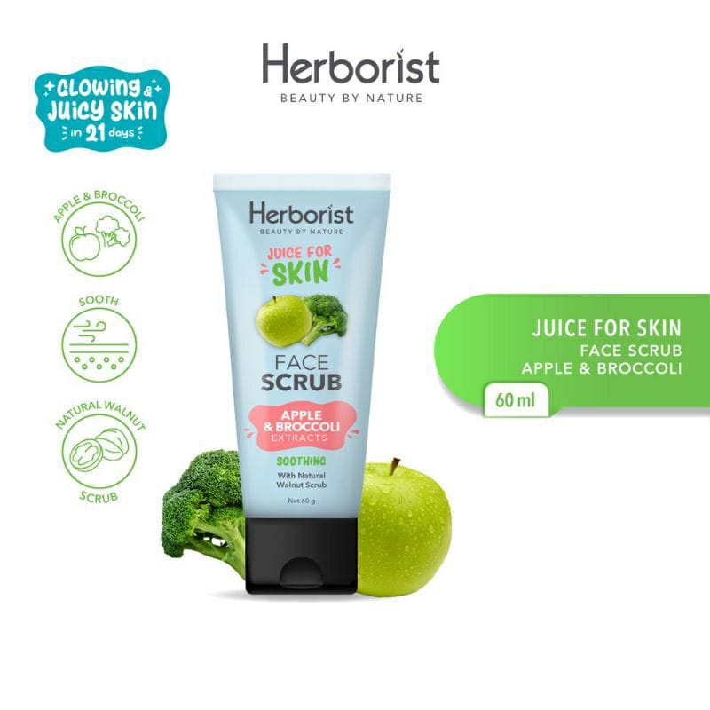 HERBORIST - JUICE FOR SKIN FACE SCRUB 60 g (KECIL)