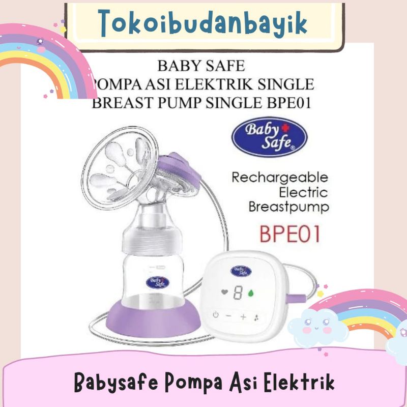 BABY SAFE POMP ASI ELEKTRIK SINGLE BREASTPUMP SINGLE BPE01/POMPA ASI BABYSAFE