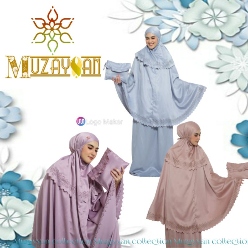 MUKENA Dewasa Mewah LASERCUT INAYAH Muzayyan  PREMIUM SILK TREND 2022