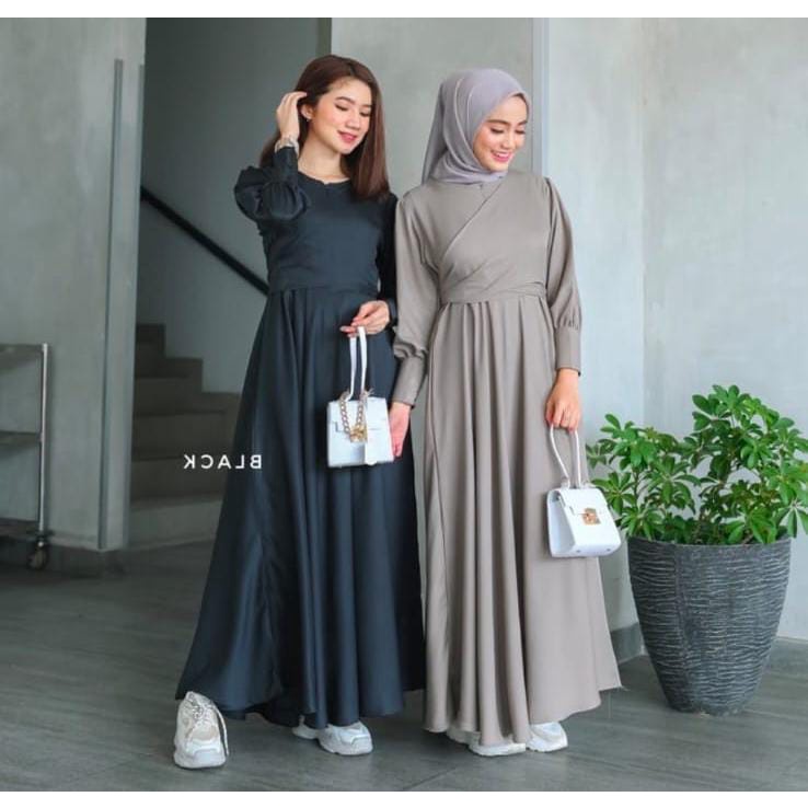 RILLO - Gamis Maxi Dress Sahna