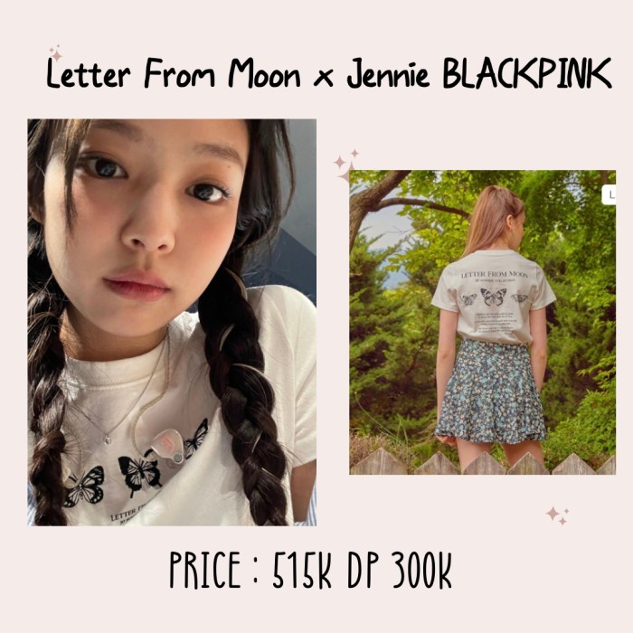 KPOP [PRE ORDER DP] LETTER FROM MOON X JENNIE BLACKPINK