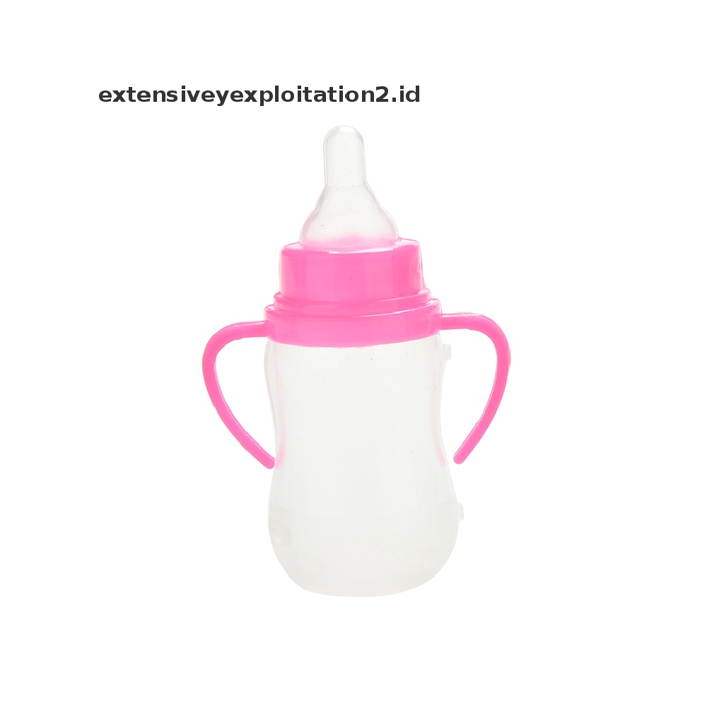 1pc Botol Susu / Makanan Warna Rose White Untuk Boneka Barbie Kelly