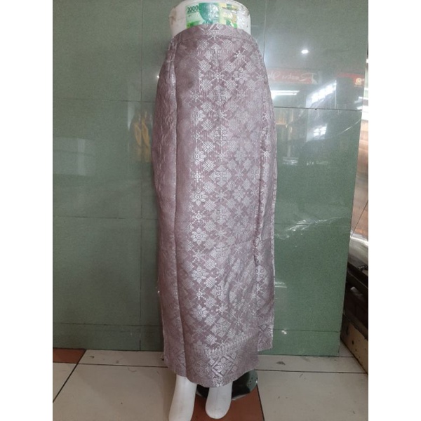 Rok span motif songket  Span songket bahan tebal  Span motif songket  Rok span belah  Rok span karet