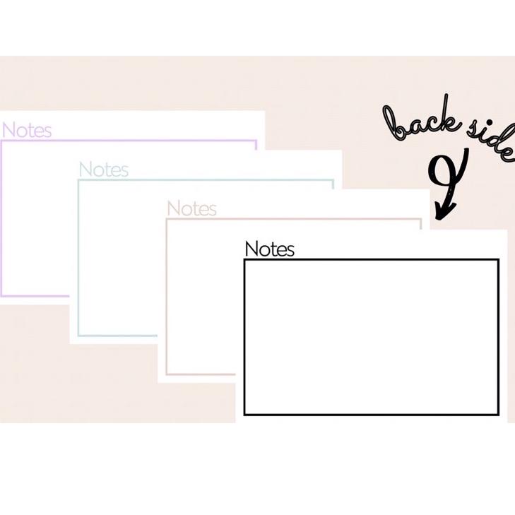 

わ Schedule Board Paper ৲