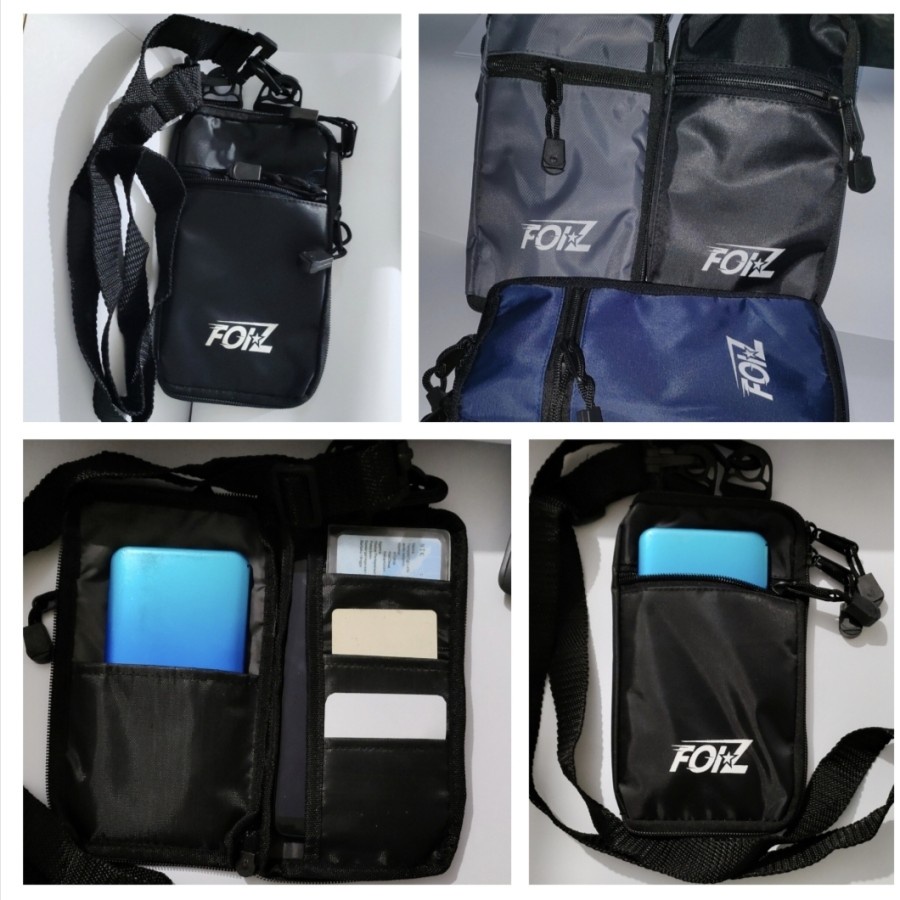 Foi-Z Tas Selempang Dompet HP Tas HP Gantung Sling Pouch Phone