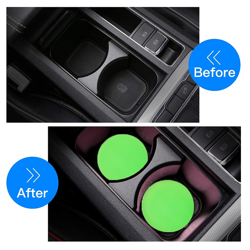 1 Pc Tatakan Gelas Universal Anti slip Luminous Untuk Interior Mobil