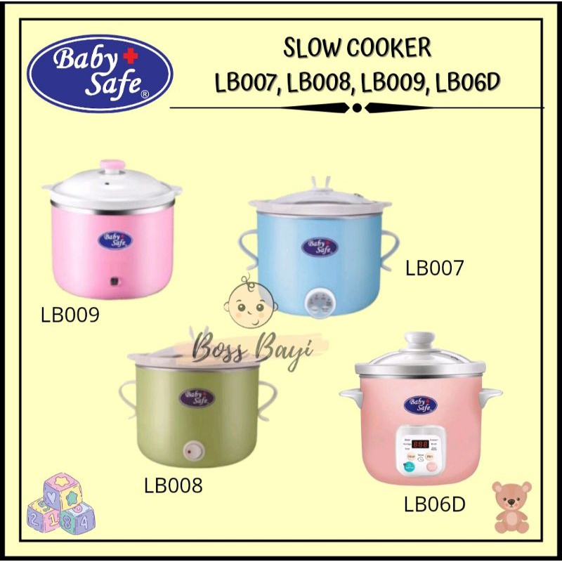 BABY SAFE Slow Cooker LB007 LB008 LB009 LB06D Pemasak Mpasi Bayi Anak