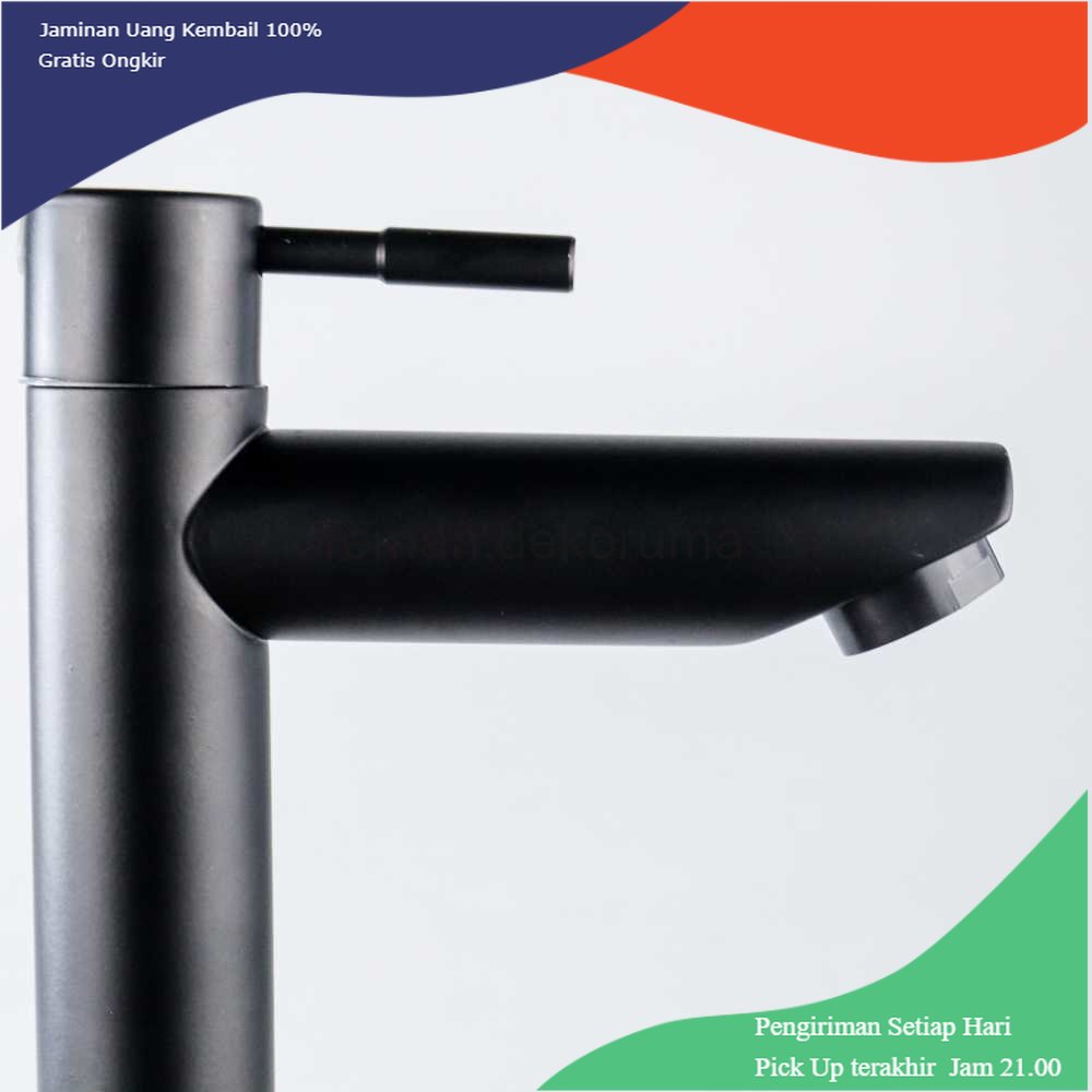 TD - PR VEMUSE Keran Air Bathroom Single Cold Faucet Stainless Steel - WB132