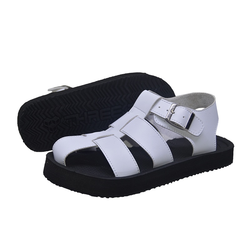 Sandal Tali Wanita Empuk Ringan Terbaru / Sendal Platform Korea Wanita Medium Jumbo / Sandal Kasual Big Size Original THREE BOX MOZU