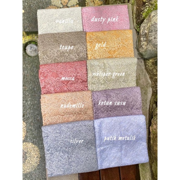 Yukakebaya || metalik laminate ysl muat 1 kebaya