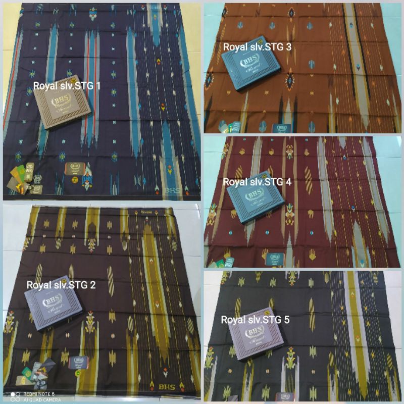 SARUNG BHS ROYAL SILVER STG (SONGKET TRADITIONAL GUNUNG)