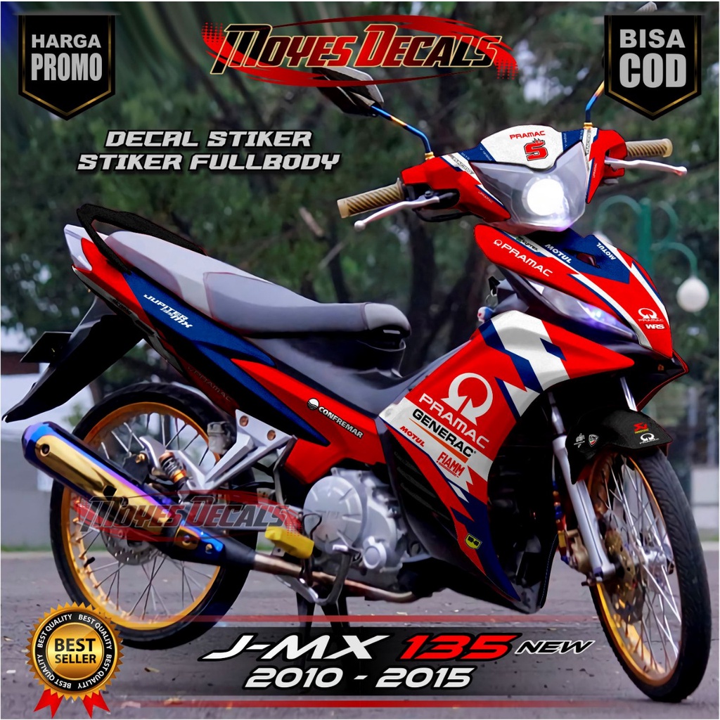 Decal Mx New 135 Fullbody Stiker Yamaha Mx New 135 Decal Fullbody Mx New 135 Fullbody Sticker Motor 