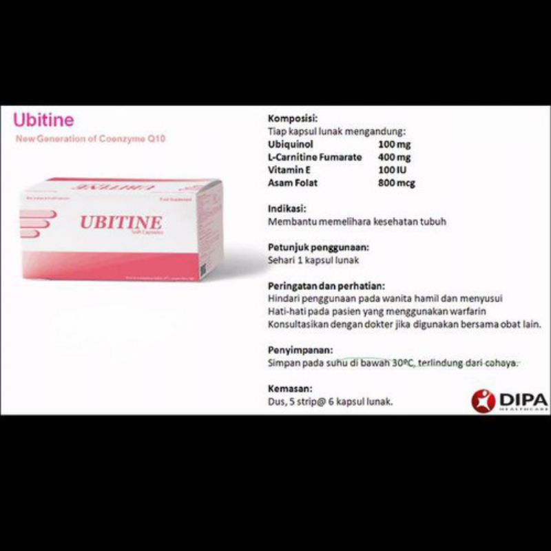 Ubitine 6 Kapsul Lunak