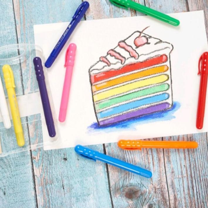 

TERLARIS Silky Crayon Krayon Halus Joyko SLC-A- 12 Warna Colors დ 878