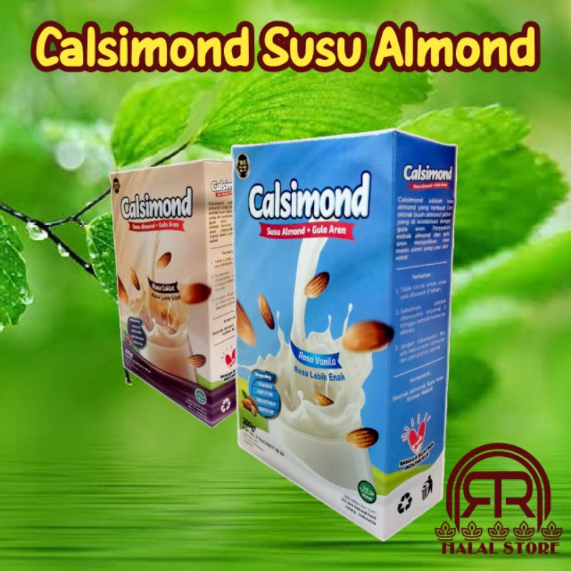 

CALSIMOND SUSU NABATI BUBUK KACANG ALMOND MILK GULA AREN BEBAS LAKTOSA RASA VANILA COKLAT COKELAT ENAK MURAH PELANCAR ASI BOOSTER DIABET DIET 200gr