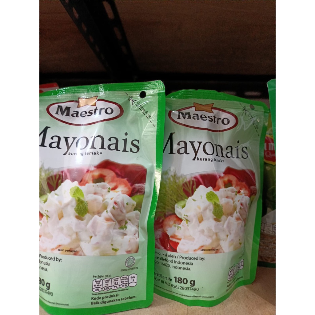 

Maestro Mayonaise 180gr (Pouch kecil)