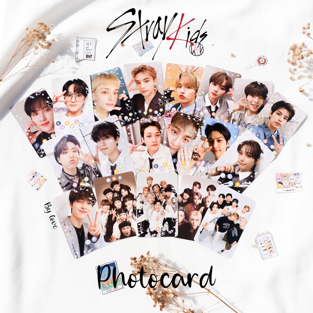 (READY STOCK) STRAY KIDS/SKZ/STAY/KPOP PHOTOCARD DECO CUTE