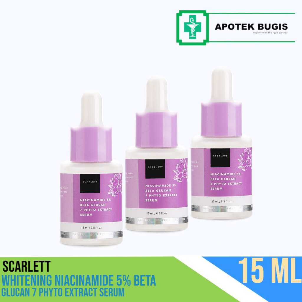 Scarlett Whitening Niacinamide 5% Beta Glucan 7 Phyto Extract Serum