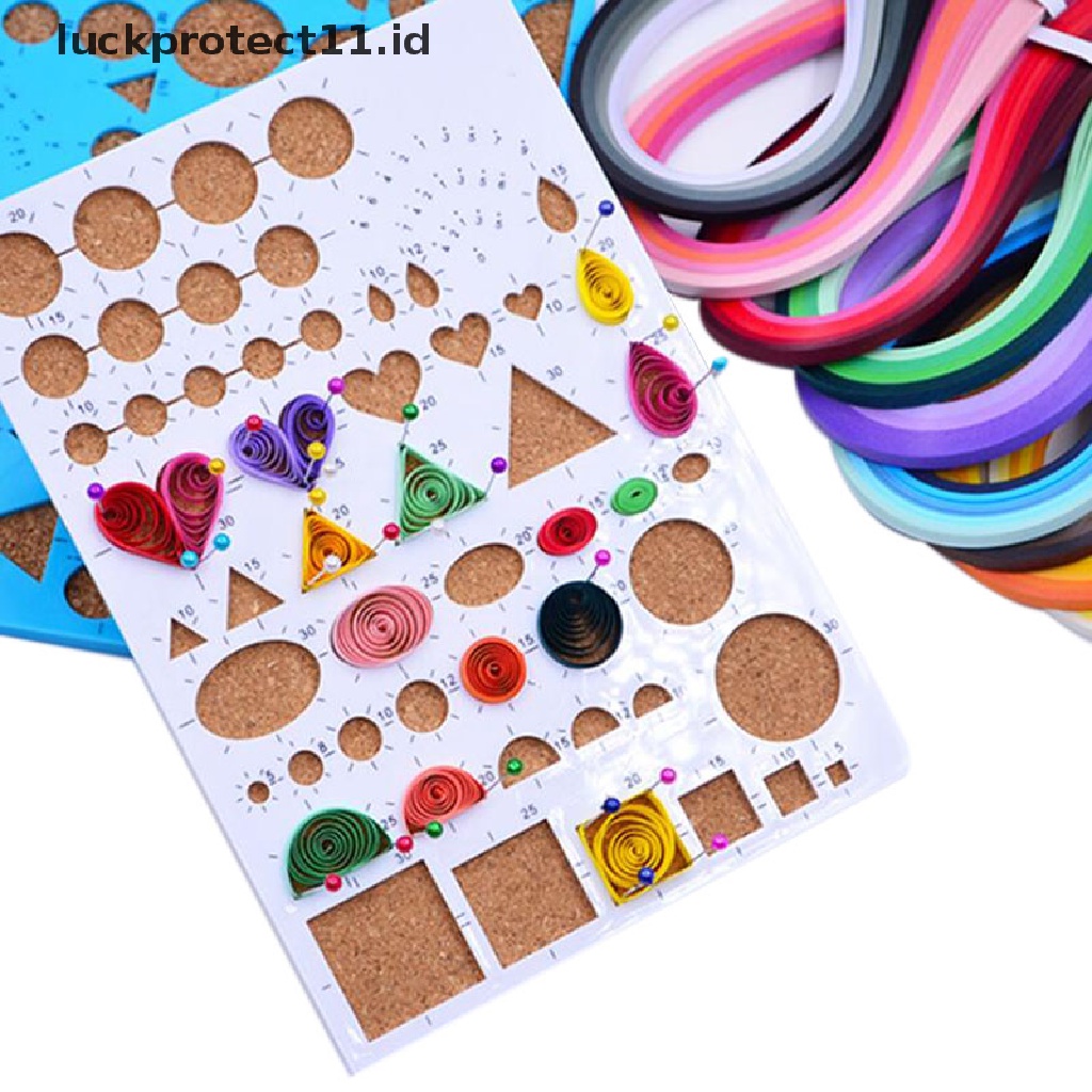 100pcs / Set Kertas Quilling Origami Motif Bintang Untuk Kerajinan Tangan DIY