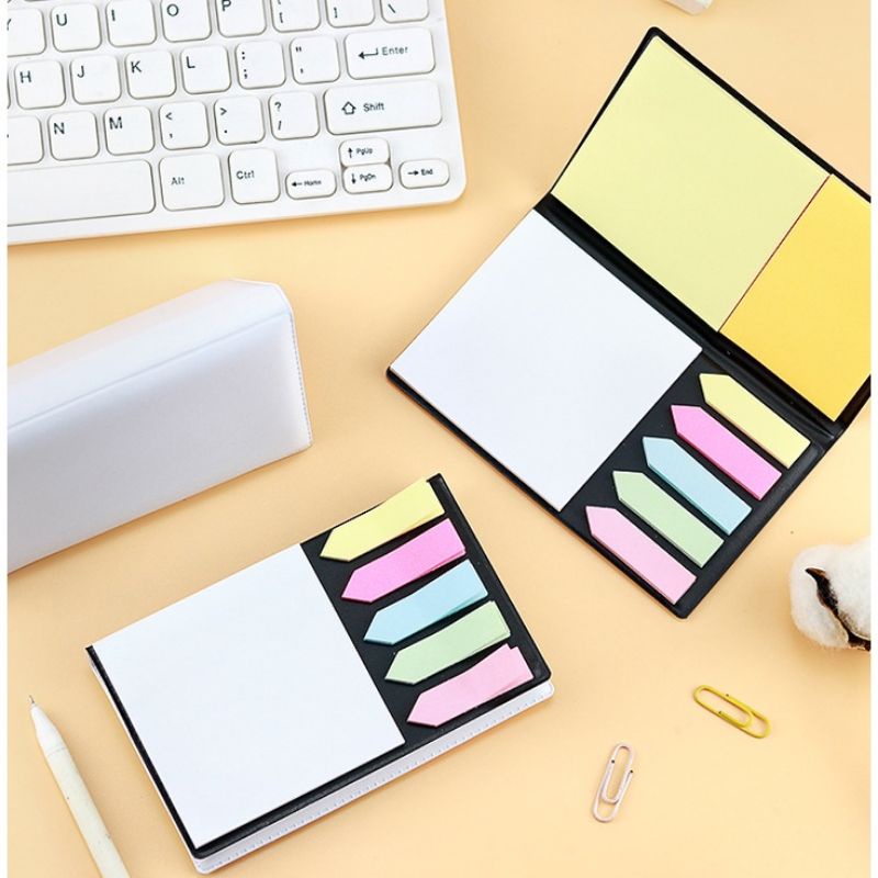 

Sticky notes kombinasi white leather