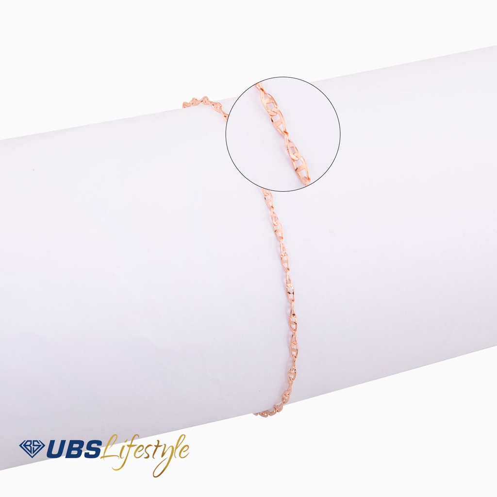 UBS Gelang Kaki Emas - Kkp3291k - 17K - Bell