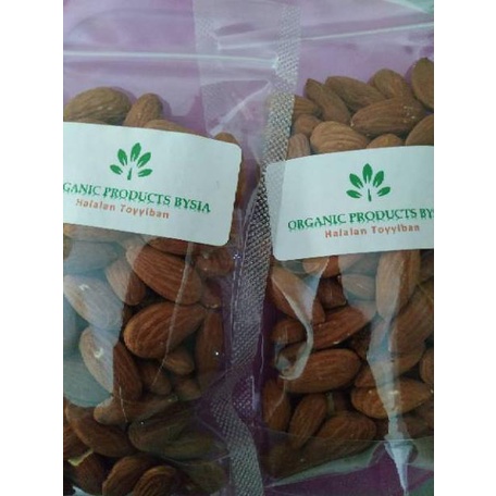 

↕ ORGANIC NATURAL ROASTED ALMOND (KUPAS KULIT)) - KACANG ALMOND PANGGANG デ