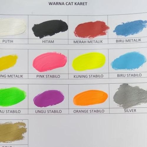 cat karet untuk ban dan sol sepatu - (RUBBER PAINT)