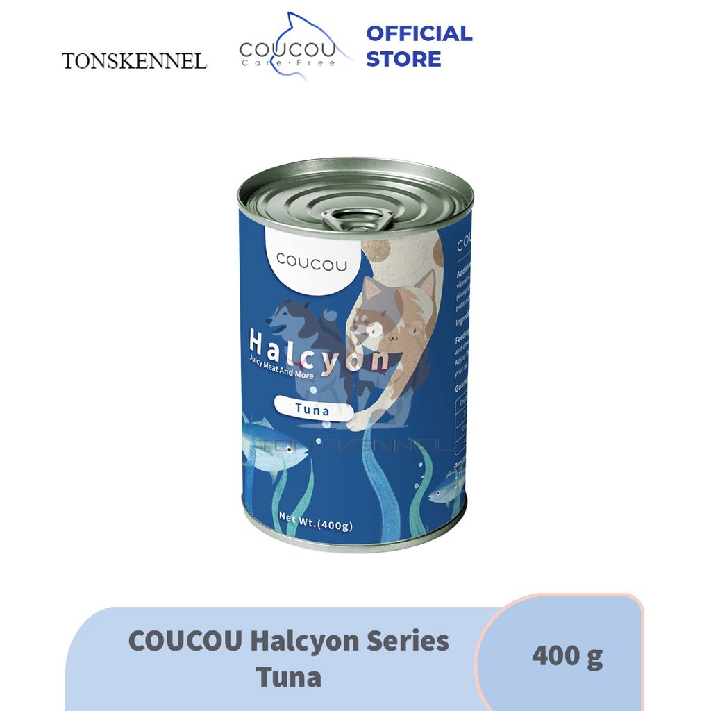 COUCOU Tuna 400g Halcyon Series Canned Cat Food Makanan Kaleng Basah Kucing