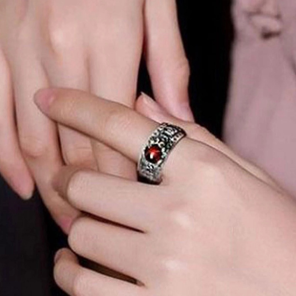 Cincin Keberuntungan Model Terbuka Dapat Disesuaikan Untuk Pria Dan Wanita