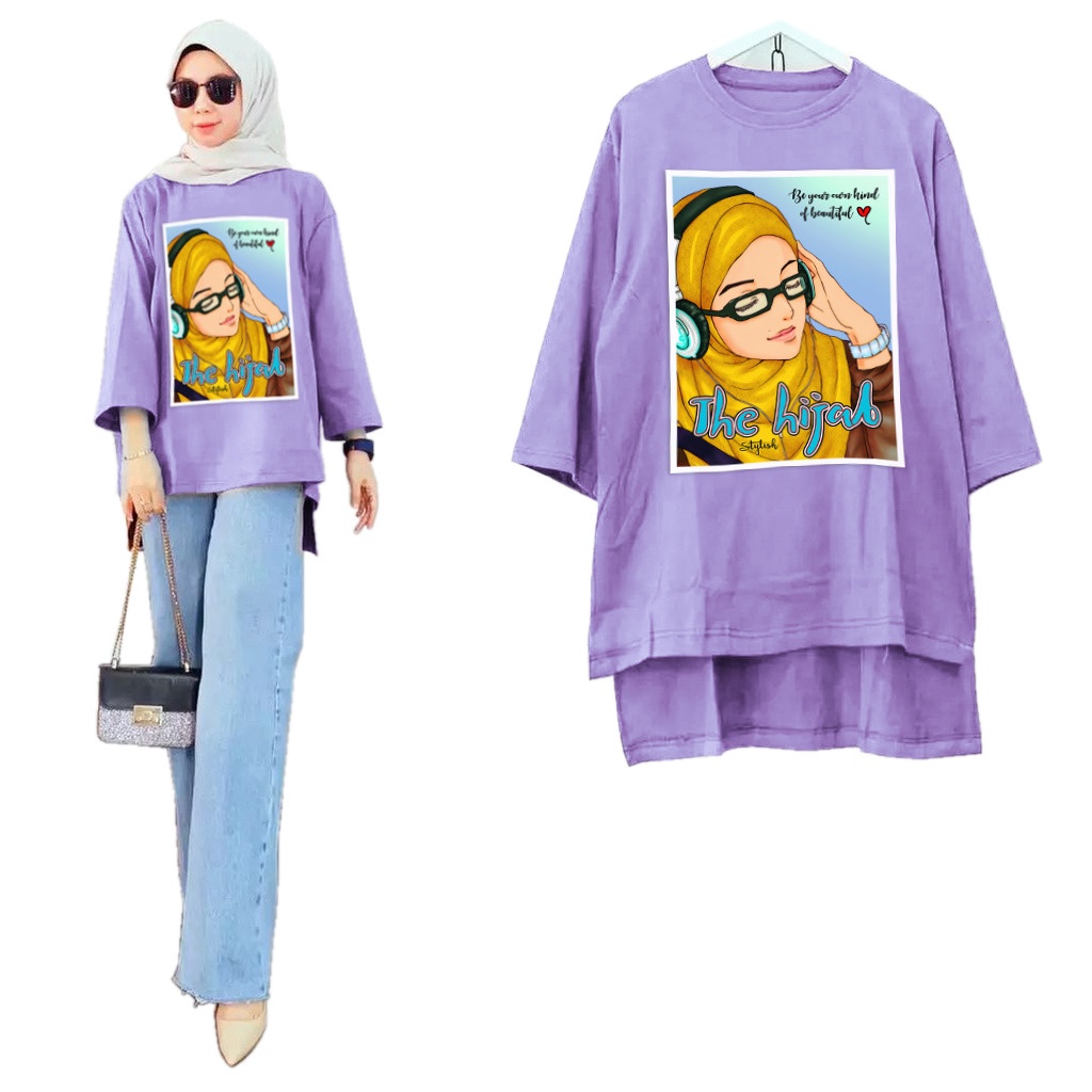 VF - Atasan Tunik Wanita Muslim Hijab