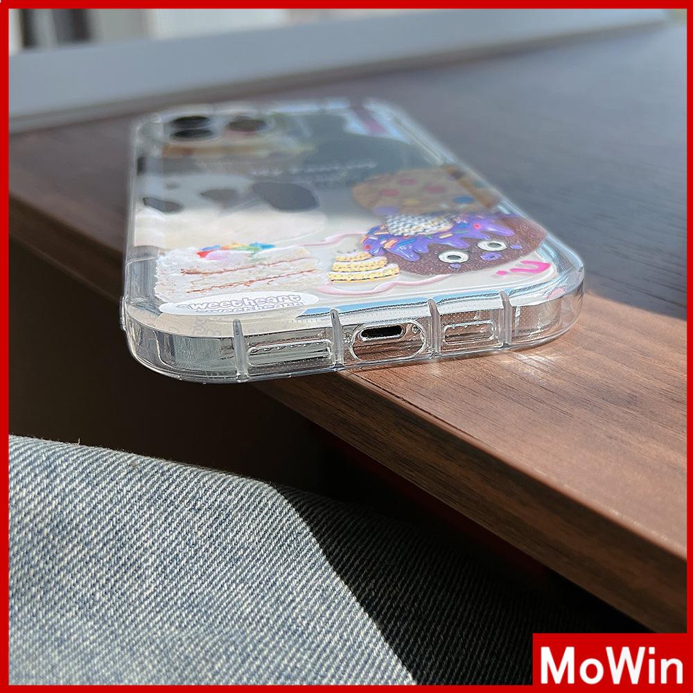 For iPhone 14 Pro Max iPhone Case Thickened TPU Soft Case Clear Case Airbag Shockproof Cute Doll Compatible with For iPhone 13 Pro Max 12 Pro Max 11 Pro Max 7plus XR xs max
