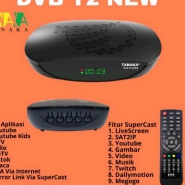 Set Top Box Tanaka DVB T2 New 2022 Mini - RCA