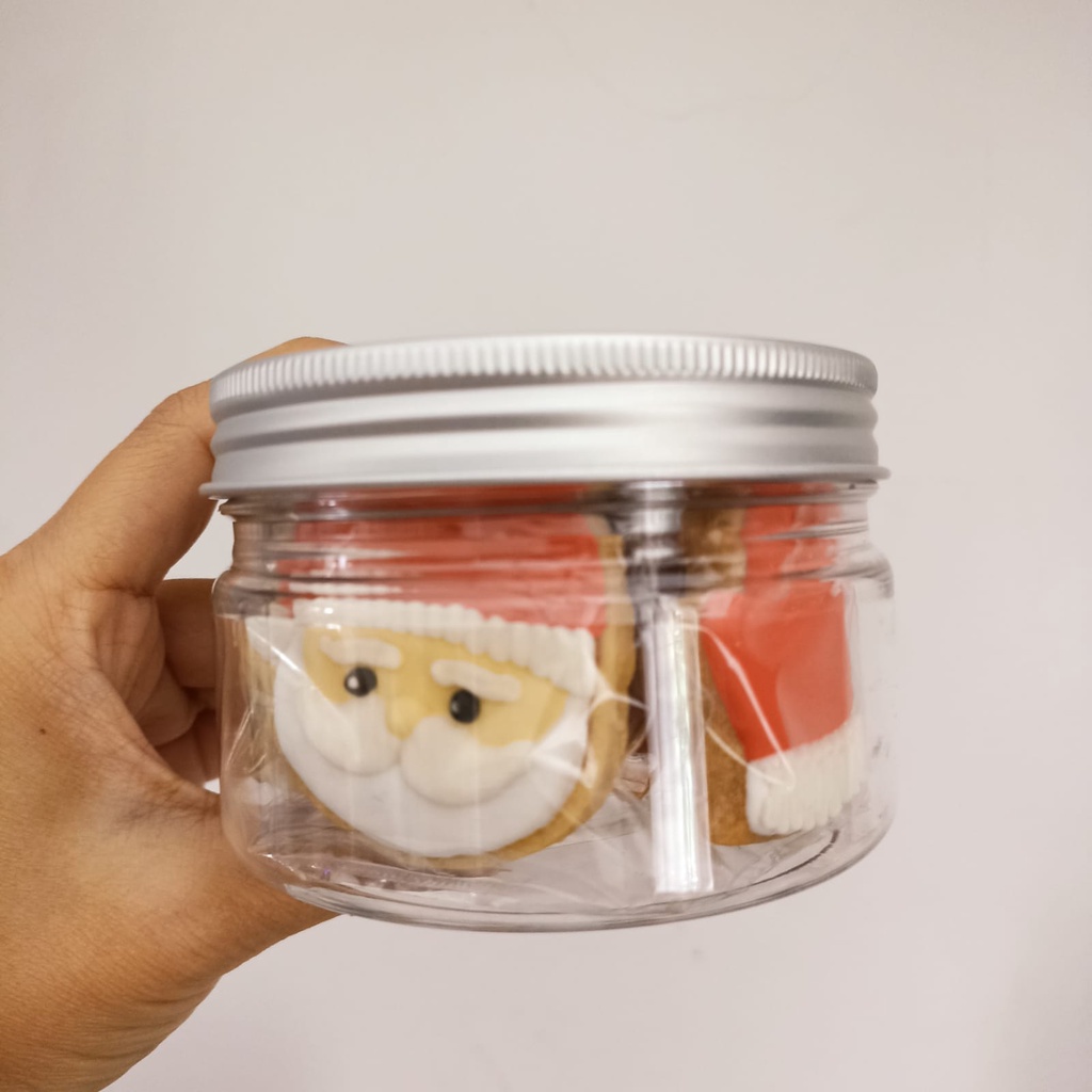

Christmas Cookies in Jar, Hampers Kukis Hias Natal Toples 300 ml